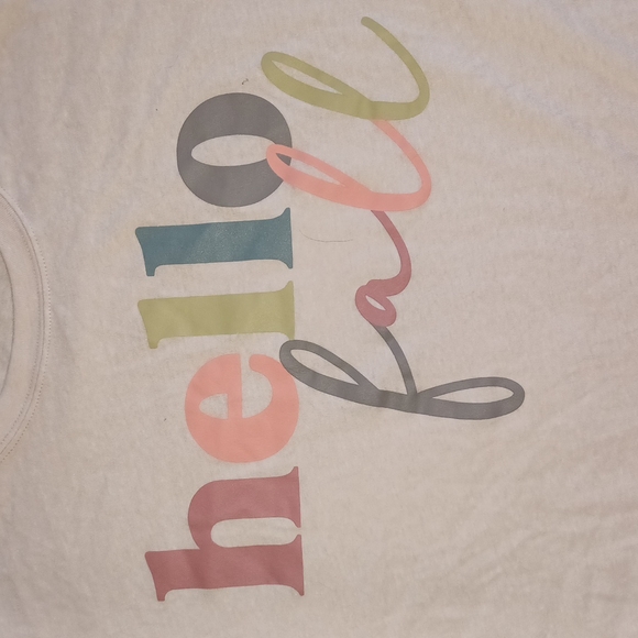 Hello Fall long sleeve shirt MarleyLilly Women's size S/M 'hello fall' graphic - Picture 17 of 17